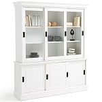 Витрина из массива сосны Cobbett White Wood Showcase варинант исполнения - 1 | Loft Concept в Сочи