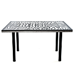 Стол обеденный из натурального мрамора Marble BW Accent Table варинант исполнения - 1 | Loft Concept в Сочи