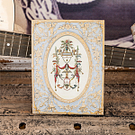 Декоративный постер в раме с рельефным растительным узором арабески New Collection of Arabesques Poster варинант исполнения - 6 | Loft Concept в Сочи