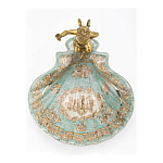 Блюдо с бронзовым ангелом Porcelain Angels of Paradise варинант исполнения - 3 | Loft Concept в Сочи