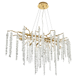 Люстра с декором в виде ветвей с хрустальными подвесками Fairytree Gold Crystal Chandelier варинант исполнения - 3 | Loft Concept в Сочи
