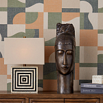 Настольная лампа с квадратным основанием и прямоугольным абажуром Neat Lines варинант исполнения - 5 | Loft Concept в Сочи