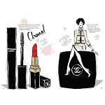 Megan Hess. Coco Chanel: The Illustrated World of a Fashion Icon варинант исполнения - 3 | Loft Concept в Сочи