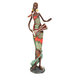 Фигурка негритянка с барабаном Ethno girl варинант исполнения - 1 | Loft Concept в Сочи