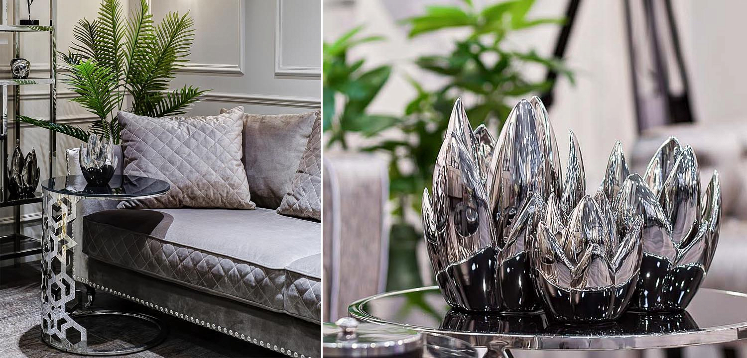 Подсвечник Solange silver Подсвечник Solange silver - Loft-Concept в Сочи