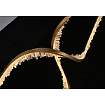 Подвесной светильник обрамленный элементами в виде кристаллов Smooth Shine варинант исполнения - 4 | Loft Concept в Сочи