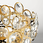 Люстра подвесная из золотых колец 57 см Golden Circles варинант исполнения - 8 | Loft Concept в Сочи