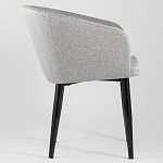 Мягкое кресло на металлических ножках Shaggy Grey варинант исполнения - 2 | Loft Concept в Сочи