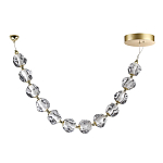 Подвесной светильник из прозрачных шаров Bubbles Bocci варинант исполнения - 5 | Loft Concept в Сочи