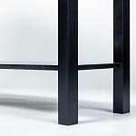 Черная консоль с выдвижными ящиками Monica варинант исполнения - 4 | Loft Concept в Сочи