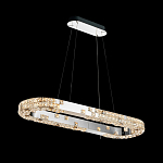 Люстра овальная с мозаичным хрустальным оформлением Sparks of Crystal варинант исполнения - 4 | Loft Concept в Сочи