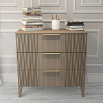 Комод коричневого цвета с 3-мя ящиками Harper Line варинант исполнения - 1 | Loft Concept в Сочи