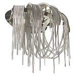 Бра с металиическими цепочками и дугообразными элементами Atlantis Chain варинант исполнения - 5 | Loft Concept в Сочи