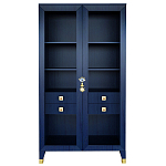 Дизайнерский шкаф витрина Elsa Dreams Blue с 4-мя ящиками варинант исполнения - 9 | Loft Concept в Сочи