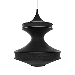 Подвесной вязаный черный светильник «Моника» варинант исполнения - 1 | Loft Concept в Сочи