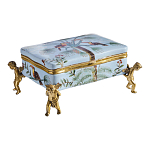 Шкатулка на четырех ангелах Blue Garden варинант исполнения - 1 | Loft Concept в Сочи