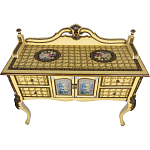 Комод деревянный Illustration of flowers варинант исполнения - 2 | Loft Concept в Сочи