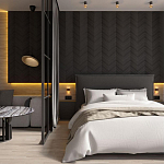 Гипсовая 3D панель с принтографией PE-08 варинант исполнения - 1 | Loft Concept в Сочи