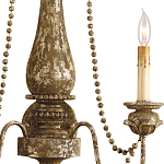 Бра состаренное с нитями из бусин Aged Silhouette варинант исполнения - 1 | Loft Concept в Сочи