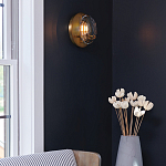 Бра округлой формы с многогранным стеклянным плафоном Hinkley варинант исполнения - 11 | Loft Concept в Сочи