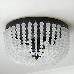 Потолочный светильник круглый с стеклянными бусинами Uniformity варинант исполнения - 3 | Loft Concept в Сочи