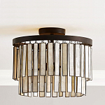 Потолочный светильник с подвесами из перламутра Unique Shine Effect варинант исполнения - 2 | Loft Concept в Сочи