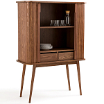 Буфет с двумя раздвижными дверцами Toinette Brown Wooden Cupboard варинант исполнения - 3 | Loft Concept в Сочи