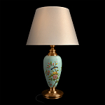 Настольная лампа голубая с изображением птиц Slip Away варинант исполнения - 2 | Loft Concept в Сочи