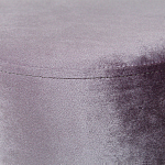 Пуф фиолетовый велюр на золотом металлическом основании Golden Belt варинант исполнения - 4 | Loft Concept в Сочи