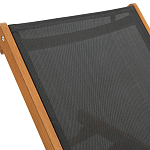 Шезлонг из текстиля и эвкалипта Power of Nature варинант исполнения - 5 | Loft Concept в Сочи