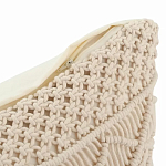 Чехол на подушку с макраме бежевого цвета Macrame варинант исполнения - 3 | Loft Concept в Сочи