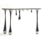 Дизайнерская Консоль Melting Silver Console Zhipeng Tan варинант исполнения - 1 | Loft Concept в Сочи