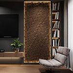 Гипсовая 3D панель с принтографией PM-50 варинант исполнения - 4 | Loft Concept в Сочи