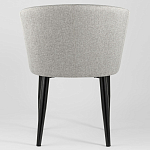 Мягкое кресло на металлических ножках Shaggy Grey варинант исполнения - 4 | Loft Concept в Сочи