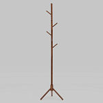 Напольная вешалка из массива бука Branches Hangers Dark варинант исполнения - 2 | Loft Concept в Сочи