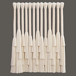 Декор на стену Белые Кисти Wall decor White Tassels варинант исполнения - 3 | Loft Concept в Сочи