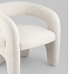 Кресло дизайнерское для лаунж зоны жемчужного цвета Pearl Lounge варинант исполнения - 4 | Loft Concept в Сочи