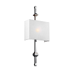 Бра с прямоугольным тканевым абажуром белого цвета Feiss варинант исполнения - 1 | Loft Concept в Сочи