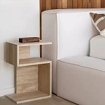 Дизайнерский журнальный стол фигурный с полками Gulip варинант исполнения - 2 | Loft Concept в Сочи