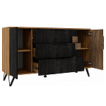 Комод с 3-мя ящиками и дверцей Stone Effect варинант исполнения - 4 | Loft Concept в Сочи