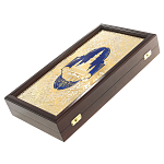 Нарды настольные из натурального камня лазурит и долерит Backgammon from Stone варинант исполнения - 13 | Loft Concept в Сочи