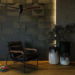 Гипсовая 3D Панель M-08 варинант исполнения - 2 | Loft Concept в Сочи