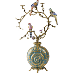 Бронзовый подсвечник Птичий рай Flora варинант исполнения - 1 | Loft Concept в Сочи