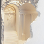 Встраиваемый в стену гипсовый светильник под покраску в античном стиле Antiquity Athena варинант исполнения - 9 | Loft Concept в Сочи