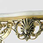 Консоль из бронзы с мраморной столешницей Bronze De Console варинант исполнения - 1 | Loft Concept в Сочи