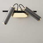 Бра с двумя цилиндрическими плафонами на магнитном креплении Bronze Concert варинант исполнения - 3 | Loft Concept в Сочи