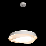 Подвесной светильник круглый белого цвета из металла Vita Cuna варинант исполнения - 4 | Loft Concept в Сочи