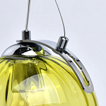 Люстра линейная с 5-ю разноцветными стеклянными плафонами Kaleido варинант исполнения - 9 | Loft Concept в Сочи