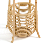 Напольная вешалка с корзиной из ротанга Trina Wicker Floor Hanger варинант исполнения - 5 | Loft Concept в Сочи