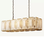 Люстра с абажуром из прямоугольных мраморных панелей Calling to Shine варинант исполнения - 3 | Loft Concept в Сочи